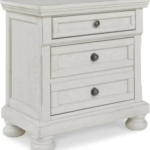 Traditional 2 Drawer Night Stand