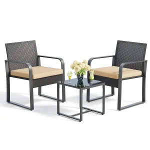 3-Piece Patio Chairs Set