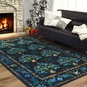 Vintage Print Floral Rugs