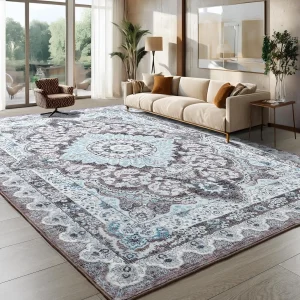 Soft Vintage Floral Rugs