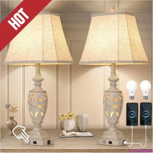 Touch Control Traditional Table Lamps