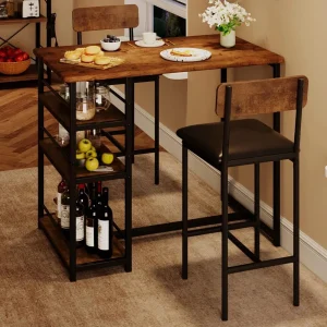3 Piece Bar Table Set