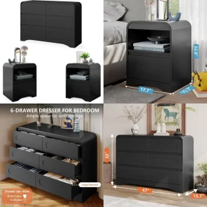 Modern 3-Piece Bedroom Furniture Set