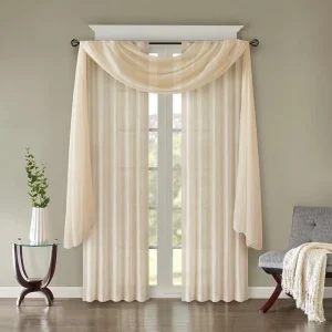 Solid Crushed Curtains