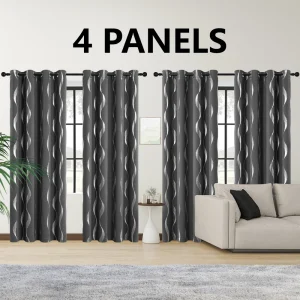 4PCS Blackout Curtains