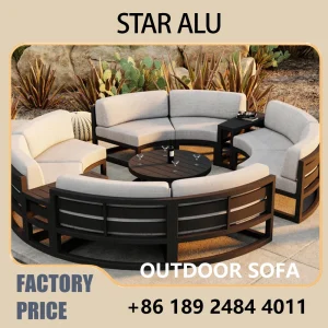 Round Sofa Set