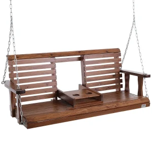 Wooden Porch Swing